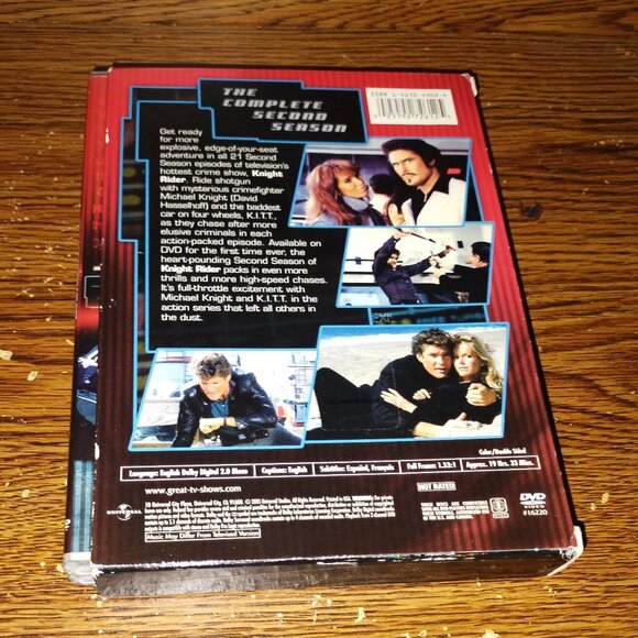 Knight Rider - Complete Second Season (DVD, 2006, 3 Double-Sided -Disc Set) - Picture 8 of 8